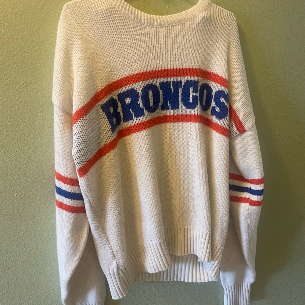 Broncos wool sweater